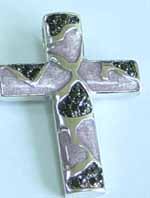 Charm your body and sooth your spirit with this enamel fashion cross pendant charm. An eyes-catching piece in the affordable price offered! 