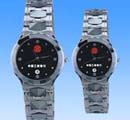 Unique valentine gift idea online supply black sporty fashion watch set with multi facets design. Black represents mystery, multi-facets means elegant while a eye catching red spot on the face creats a vivid and sporty look.