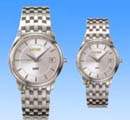 2004 fashion accessory trend distributors online supply pure silvery round face watch set with the some color band