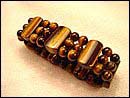 Wide bracelet collection gift jewelry catalog online supply  tiger eye beads forming fashion stretchy bracelet. A piece worth you to keep!