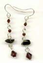New mystical jewelry earring trend suppliers online distributing fish hook fashion earring with red and stone beaded dangle